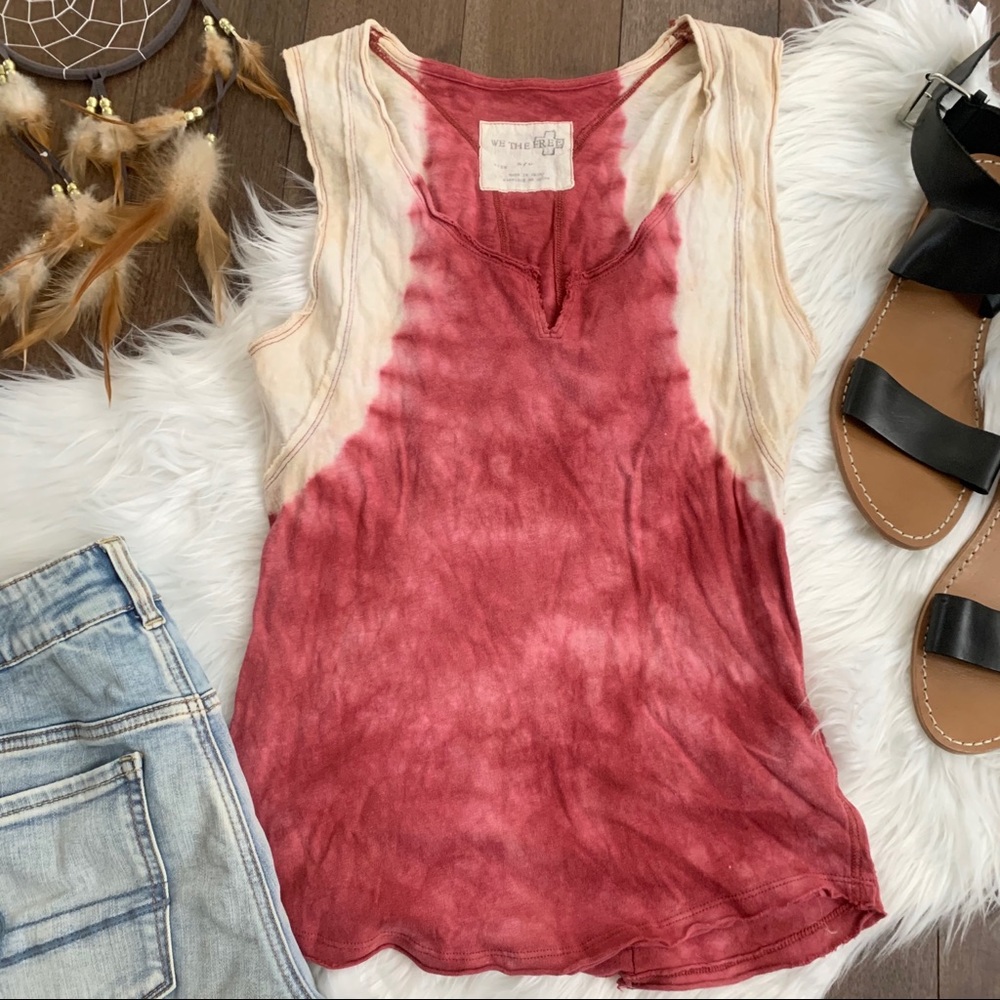 We the Free / Free People Tie Dye Tank Top small